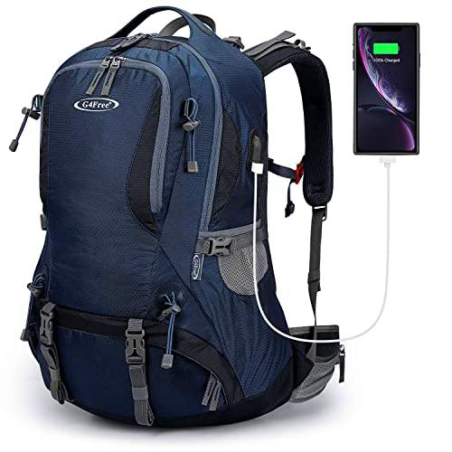 G4Free Mochila de senderismo impermeable de 50 litros con cubierta de lluvia