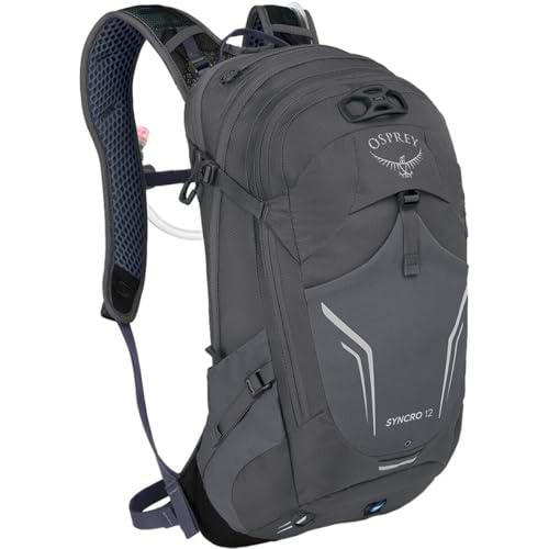 Osprey Syncro 12L Mochila de Senderismo Hombre con Depósito Hidráulico Gris Carbón