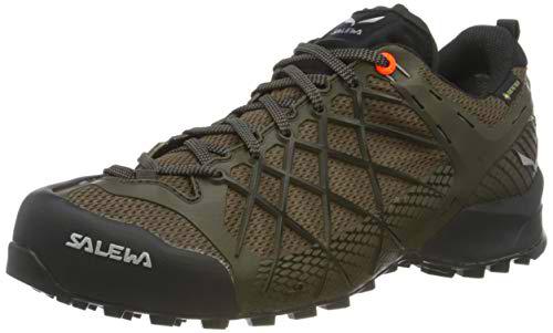 Salewa MS Wildfire Gore-TEX Zapatos de Senderismo, Black Olive/Wallnut, 44 EU