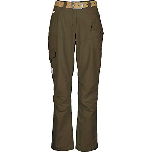 G.I.G.A. DX Helania Senderismo helenia para Mujer-panalón Outdoor prácticos Bolsillos-pantalón de Trekking con cinturón Moderno